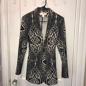 Multi Animal Print Blazer.